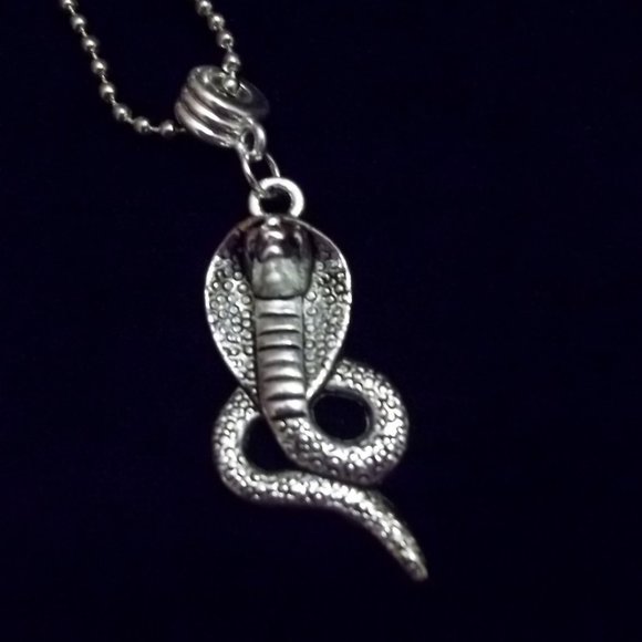 EGYPTIAN KING COBRA Ball Chain Necklace - Picture 1 of 3